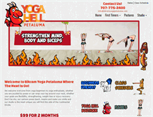 Tablet Screenshot of bikramyogapetaluma.com